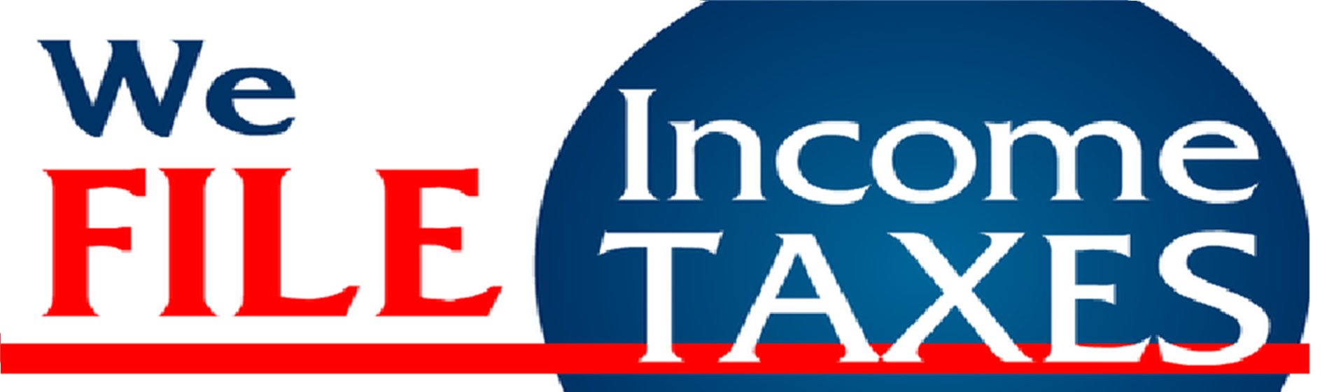 Income tax preparation graphic